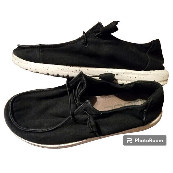 Hey Dude Shoes - HEY DUDE Wendy EU 38 Unisex Black Comfort WASHABLE Shoes